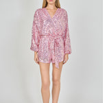 Sequin Romper – Endless Rose