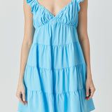 Tiered Mini Dress