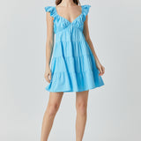 Tiered Mini Dress