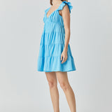 Tiered Mini Dress