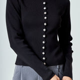 Scalloped Accent Split Long Cardigan