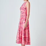 Floral Print Midi Dress