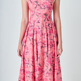 Floral Print Midi Dress