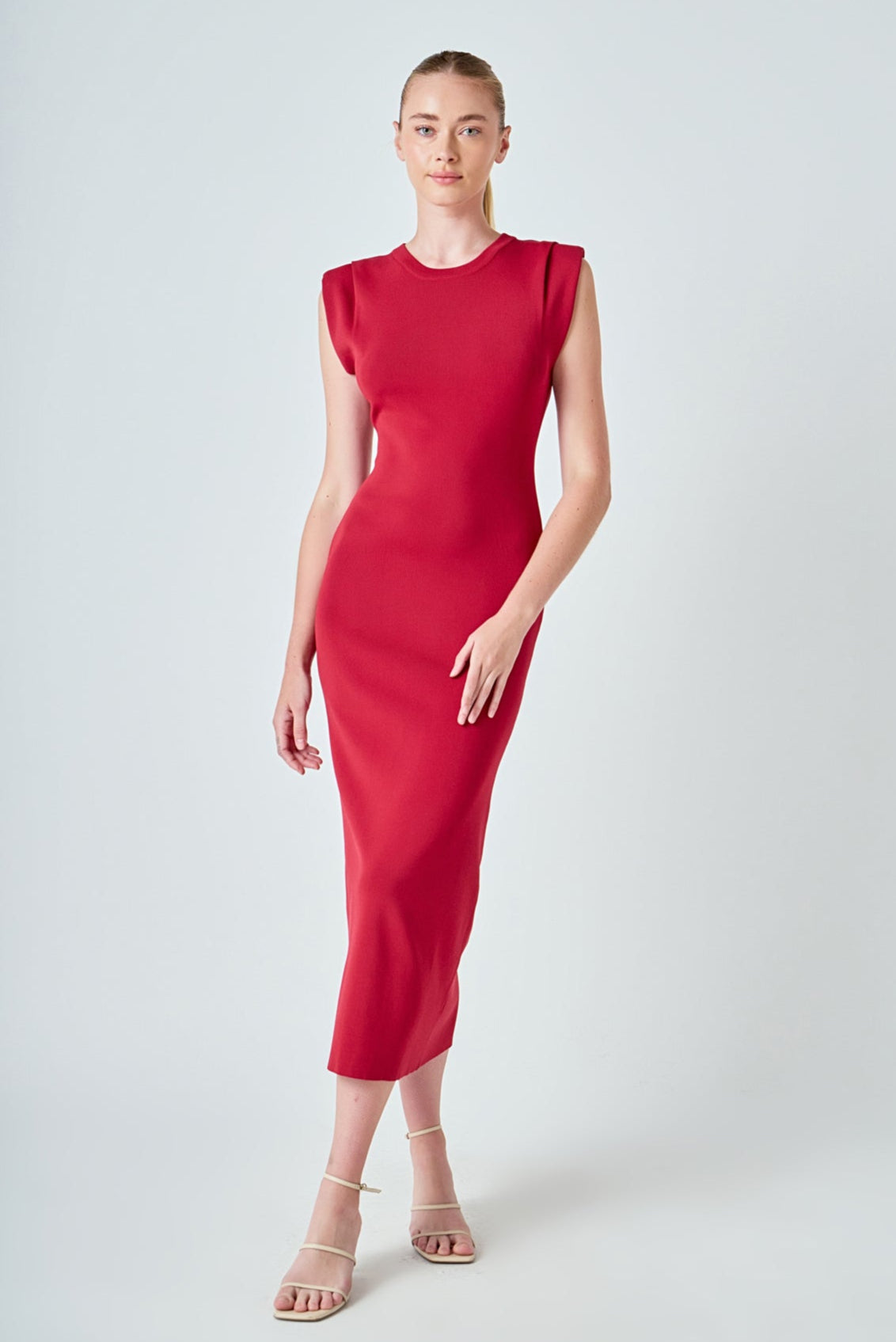 endless rose mock neck sleeveless mini dress Mock Neck Sleeveless Knit Mini Dress Endless Rose