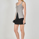 Knit Sleeveless Long Top