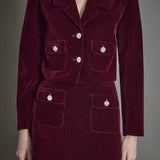 Cropped Collared Blazer