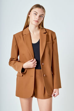 Everyday Oversize 2 button Blazer