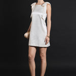 endless rose velvet satin bow mini dress Endless Rose Velvet Satin Bow Mini Dress