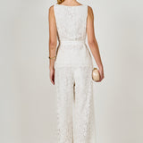 Lace Wide Leg Pants