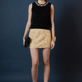 Knit Jewel Trim Sleeveless Top