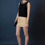 Knit Jewel Trim Sleeveless Top