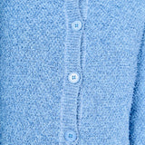 Textured Buttoned Sweater Cardigan