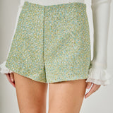 Tweed High Waisted Shorts