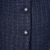 Tweed Buttoned Sleeveless Top