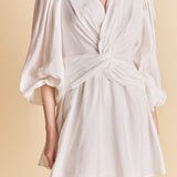 Twist Front Mini Dress