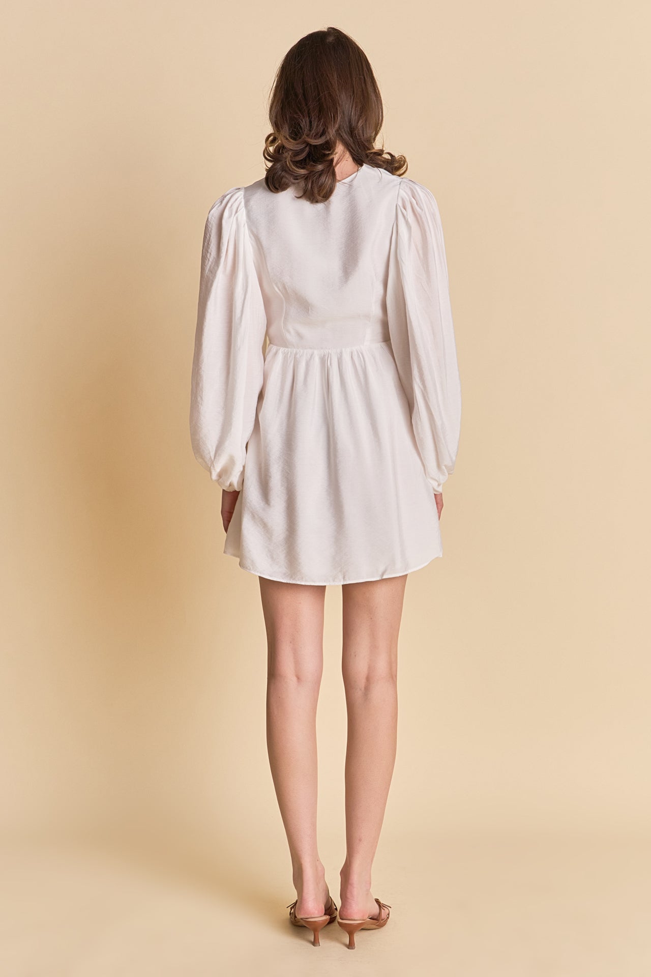 twisted front mini dress Zoey Twist Front Mini Dress