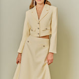 Cropped Tweed Jacket