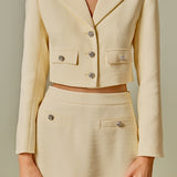 Cropped Tweed Jacket