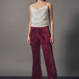 Sequins Cowl Neck Top