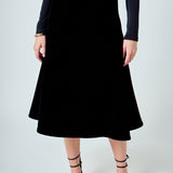 Velvet Circle Midi Skirt