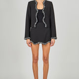 Jewel Scalloped Jacket