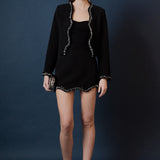 Jewel Scalloped Jacket