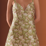 Jaquard A Line Mini Dress