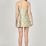 Jaquard A Line Mini Dress