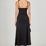 Embellished Knit Midi Dress