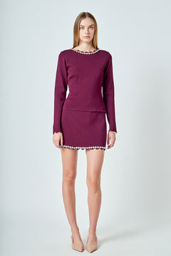 Long Sleeve Jewel Top