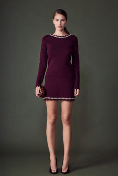 Long Sleeve Jewel Top