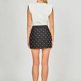Knit Pleated Shoulder Top