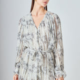 Speckled Pleated Romper