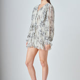 Speckled Pleated Romper