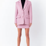 Wool Boxy Oversize Blazer