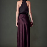 Halter Neck Satin Top