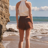 Halter Neck Satin Top