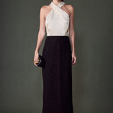 Halter Neck Satin Top