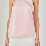 Halter Neck Satin Top