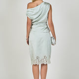 Satin Midi Skirt