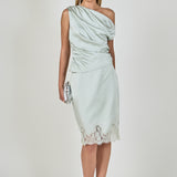 Satin Midi Skirt