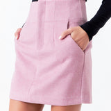 High Waisted Wool H Mini