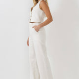 Wide Leg Linen Pants