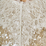 Sequin Lace Mini Dress