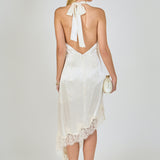 Satin Lace Asymmetrical