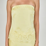 Strapless lace Top
