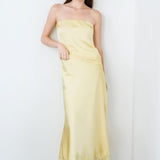 Satin Lace Midi Skirt