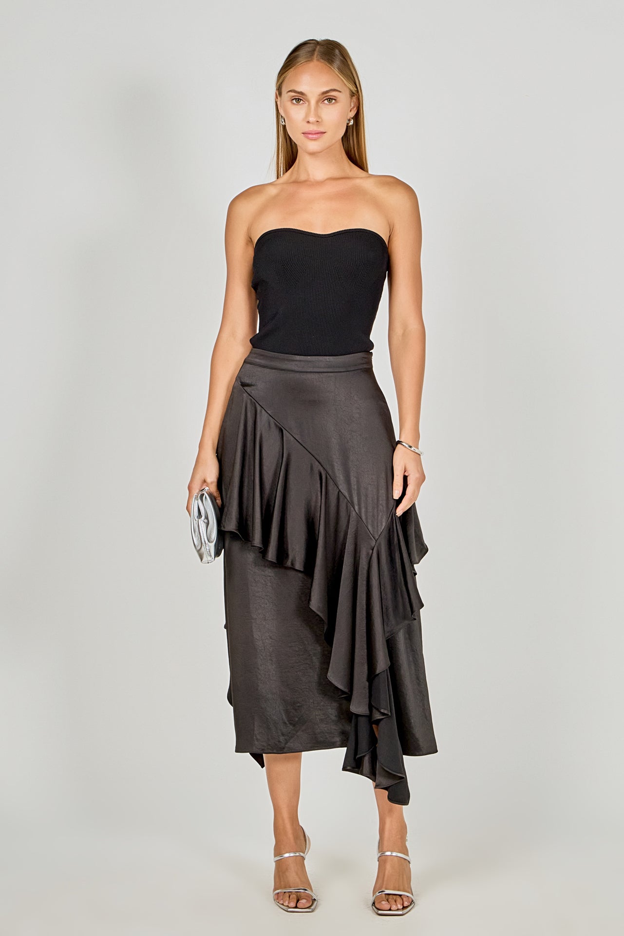 Strapless Voluminous Mini Dress Endless Rose Strapless Voluminous Mini Dress Endless Rose