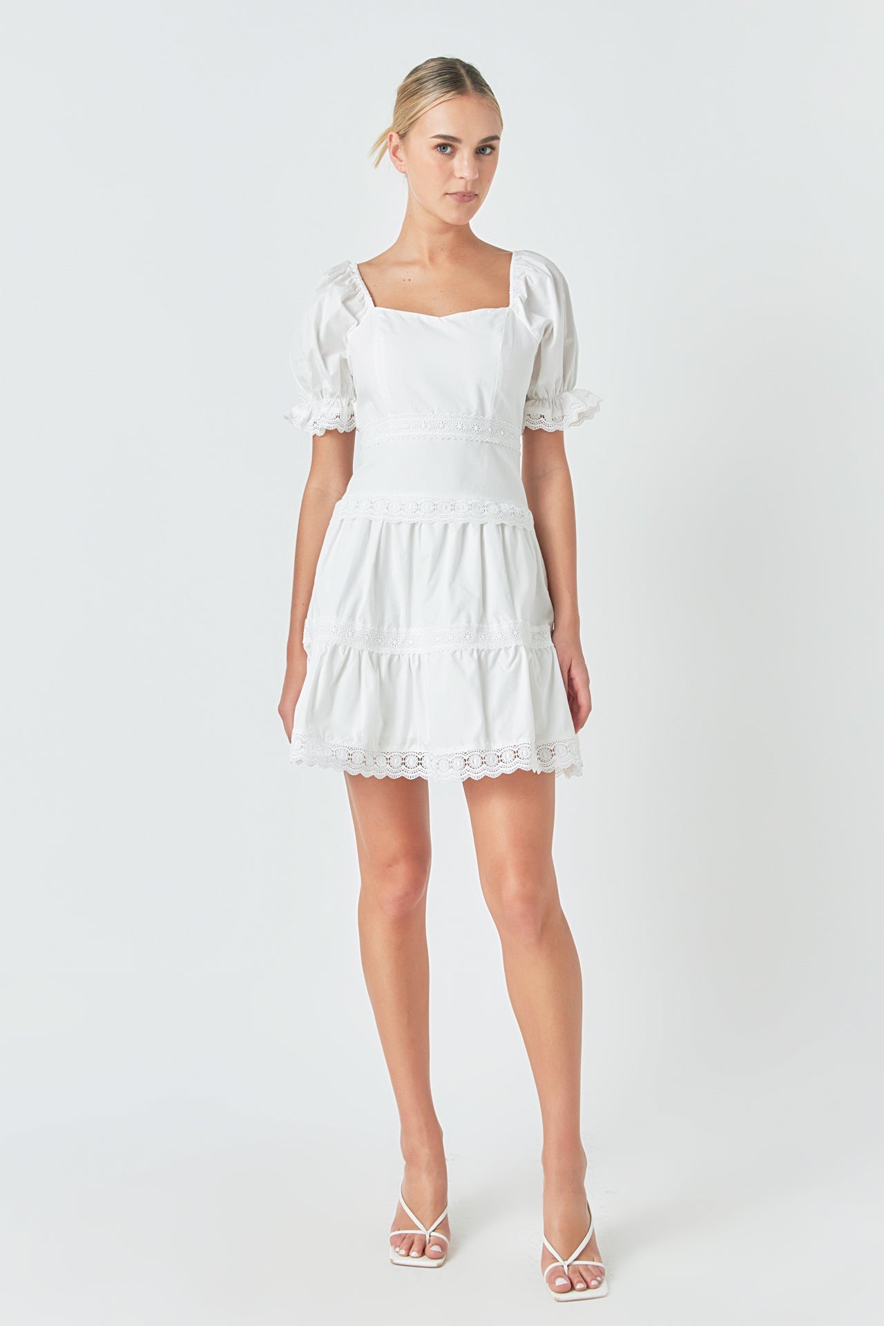 Spaghetti Smocked Tiered Mini Dress Endless Rose Spaghetti Smocked Tiered Mini Dress Endless Rose