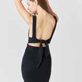 Tie Back Mini Dress